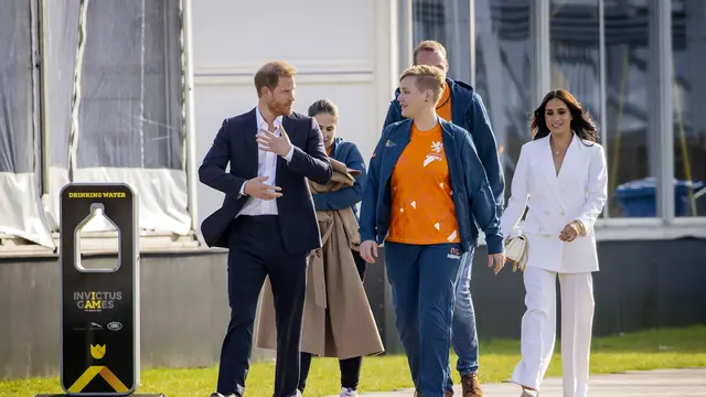 Meghan Markle dan Pangeran Harry saat berada di Den Haag, Belanda