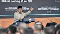 Pesan Prabowo dalam Taklimat untuk Ribuan Siswa Perwira TNI-Polri Seskoad Bandung