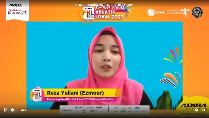 Pernah Rugi Rp60 Juta, Ezmour Inspirasi Para Pelaku UMKM di Konser Amal Kreatif Lokal