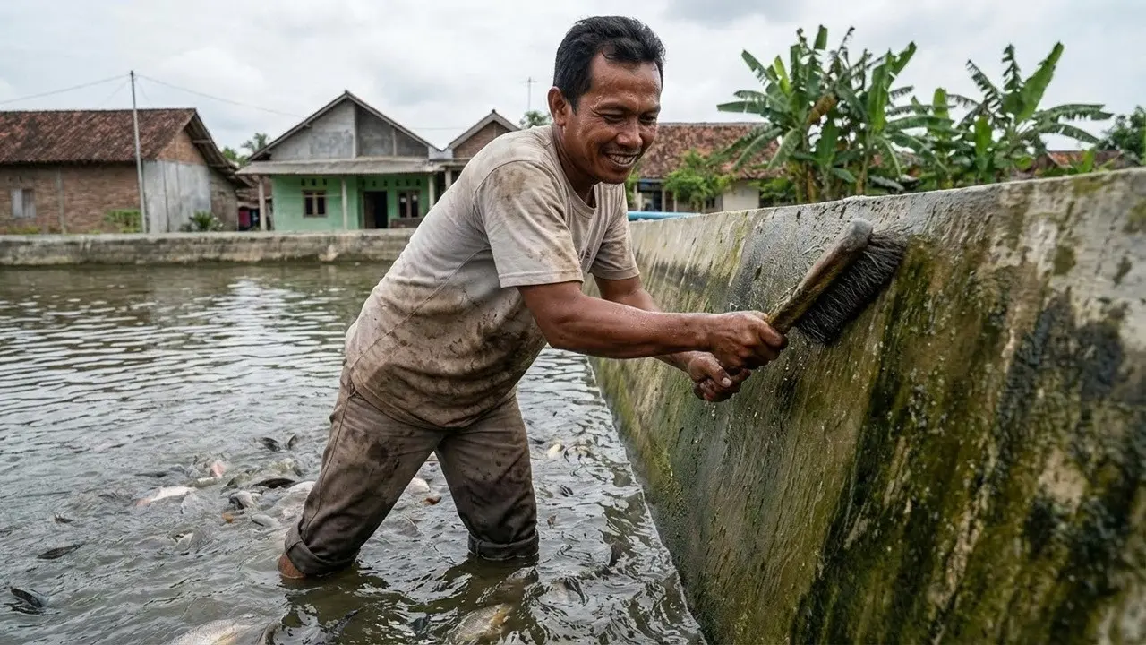 Cara Menghilangkan Lendir di Kolam Ikan