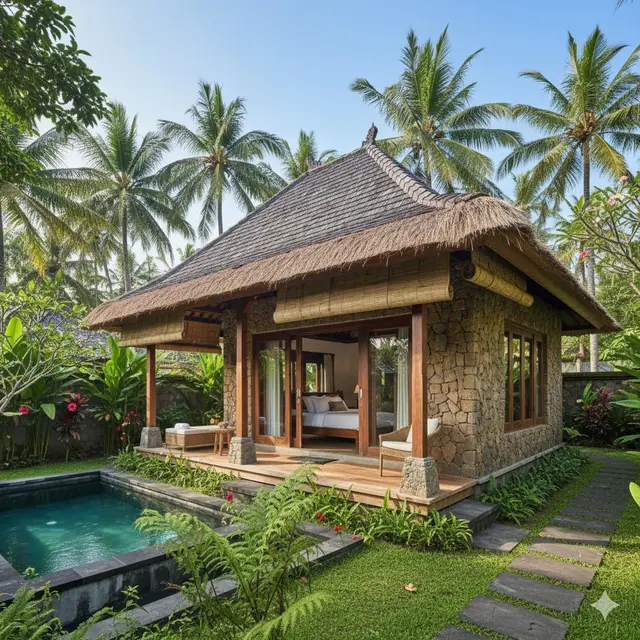 Rumah  Bergaya Resort