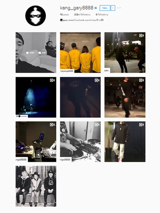 Namun tiga hari lalu, nampaknya Gary sudah menerima keadaan itu. Ia kembali mengunggah foto dan video di akun Instagramnya, meskipun jumlah following Kang Gary masih nol sampai saat ini. (kang_gary8888)