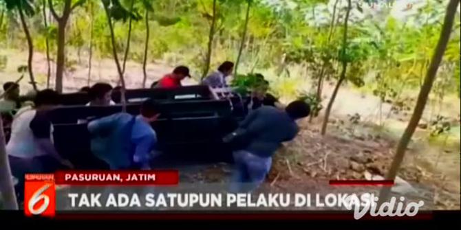VIDEO: Tim Anti Bandit Polres Pasuruan Gerebek Sarang Begal di Hutan Jati