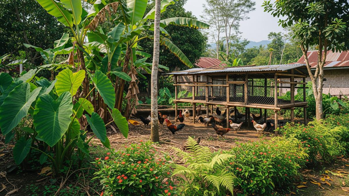 Cara Menggabungkan Ayam Kampung dengan Pohon Cabai, Ciptakan Pertanian Terpadu yang Efisien