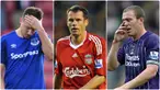 Mencetak gol ke gawang lawan menjadi hal yang membanggakan bagi setiap pemain. Namun hal tersebut akan berbanding terbalik bila pemain melakukan gol ke gawang sendiri. Berikut 5 pemain yang paling banyak melakukan gol bunuh diri selama berkarier di Premier League. (kolase foto AFP)