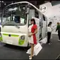 Hino pamern bus listrik Poncho di Tokyo Motor Show. (Dok Hino)