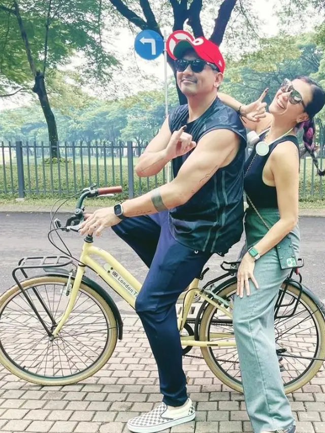 Sharena Delon nyoblos (Instagram/sharenadelon)