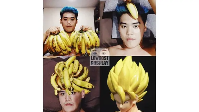 7 Potret Cosplay Low Budget Pakai Pisang Ini Kocak, Kreatif Banget