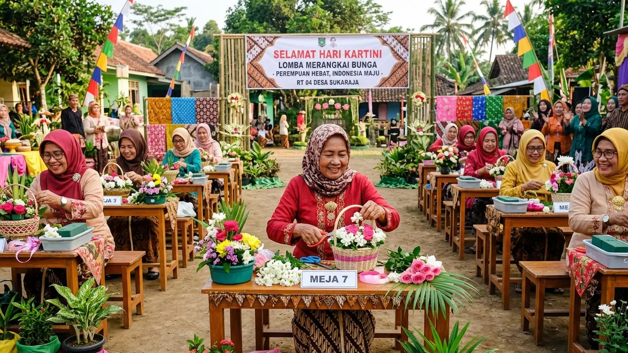 Lomba Kartini Nenek-nenek Gemini AI