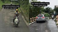 Terekam Google Street View (TikTok/@redvelvetcakebuny)