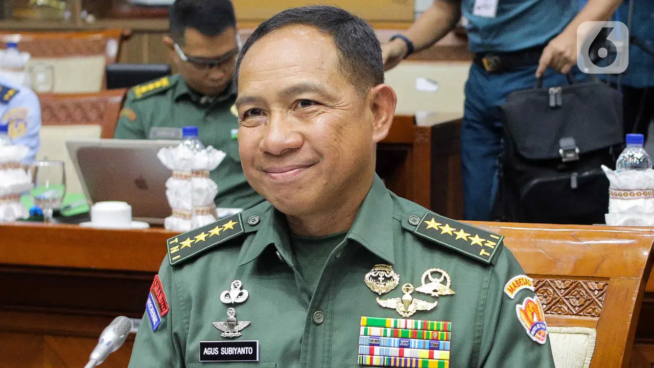 Calon Panglima TNI Jenderal Agus Subiyanto