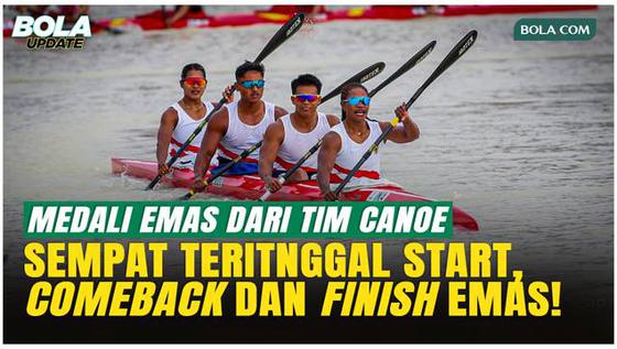 Start Tertinggal, Finish Emas! Aksi Gila Tim Canoe Indonesia di SEA Games 2025 Bikin Merinding!