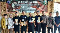 Promosikan Kopi Lampung, Kemnaker kembali gelar pelatihan barista. (foto: dok. Kemnaker)