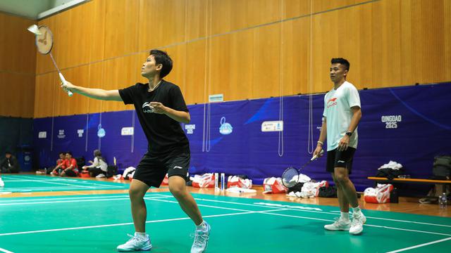 Dejan Ferdinansyah/Siti Fadia Silva Ramadhanti - Badminton Asia Mixed Team Championship 2025 - Bulu Tangkis