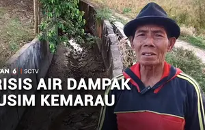 Warga dan Petani Alami Krisis Air, Ratusan Hektare Sawah Mengering