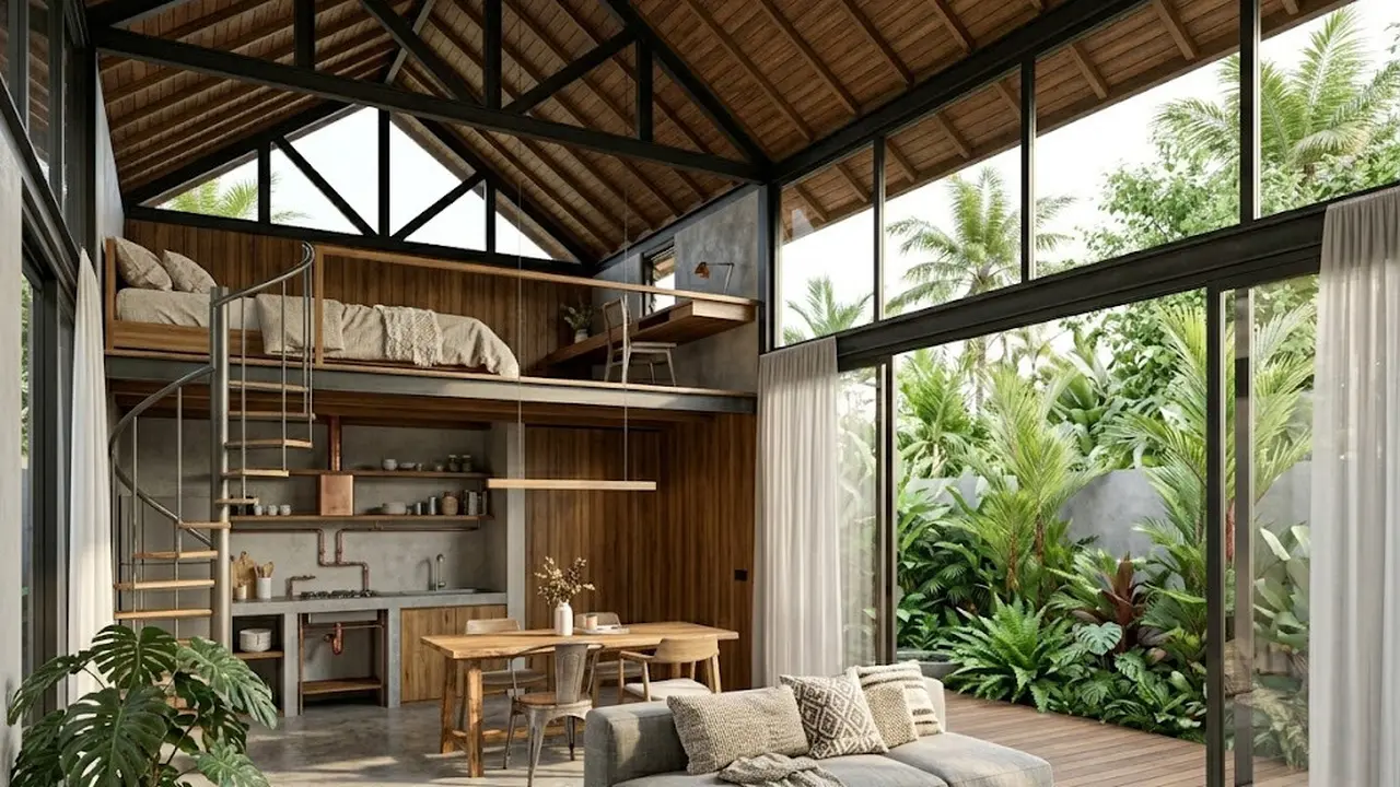 Model Rumah Sederhana Rp50 Juta Ala Villa