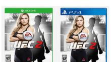 Ronda Rousey menjadi cover video game UFC 2 yang dirilis EA Sports untuk konsol XBox One dan PS 4 (CBSS Sports)