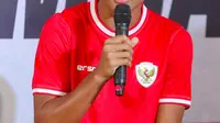 Kerja sama ini untuk menghadirkan jersey terbaru Timnas Indonesia di game Free Fire. (Liputan6.com/Herman Zakharia)