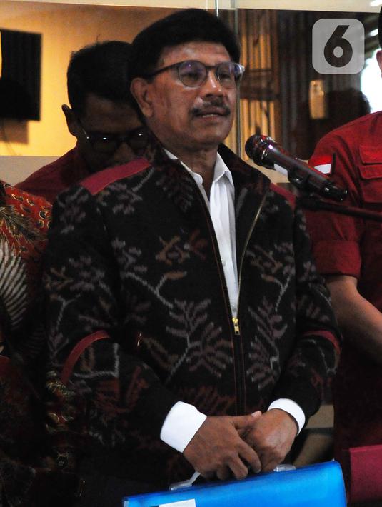 Plate menyatakan tak mau bicara soal materi pemeriksaan karena merupakan kewenangan Kejagung. (merdeka.com/Imam Buhori)