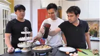 7 Momen Raffi Ahmad dan Baim Wong Masak Sahur untuk Istri, Rasanya Malah Keasinan