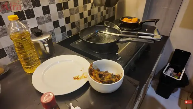 Potret Dapur Rumah Sederhana Lady Rara dan Aladull