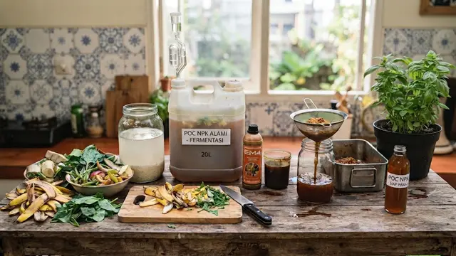 Cara Membuat Pupuk NPK Alami dari Bahan Dapur