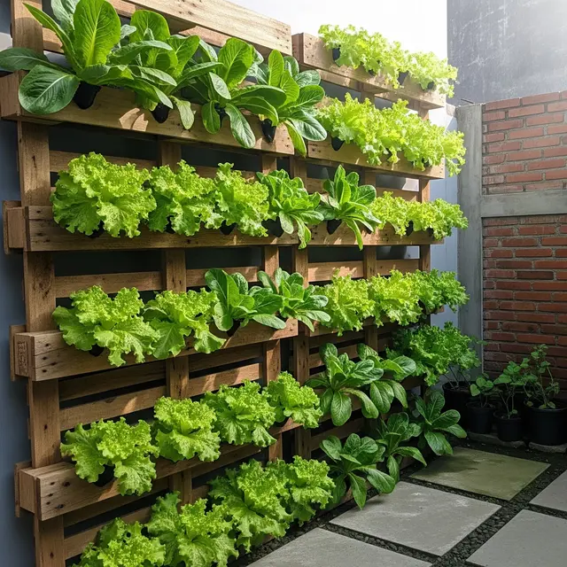 6 Ide Kebun Selada Vertikal yang Mudah Ditiru, Solusi Hijau di Lahan Sempit