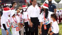 Presiden Jokowi di peringatan Puncak Hari Anak Nasional (HAN) 2022 (Foto: Biro Pers Sekretariat Presiden)