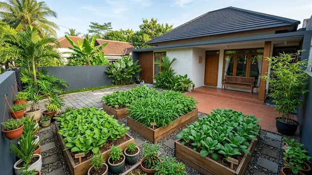 Ide Memanfaatkan Pekarangan Kecil agar Mengurangi Biaya Belanja Dapur