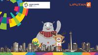 banner heboh persiapan Asian Games (Liputan6.com/Triyasni)