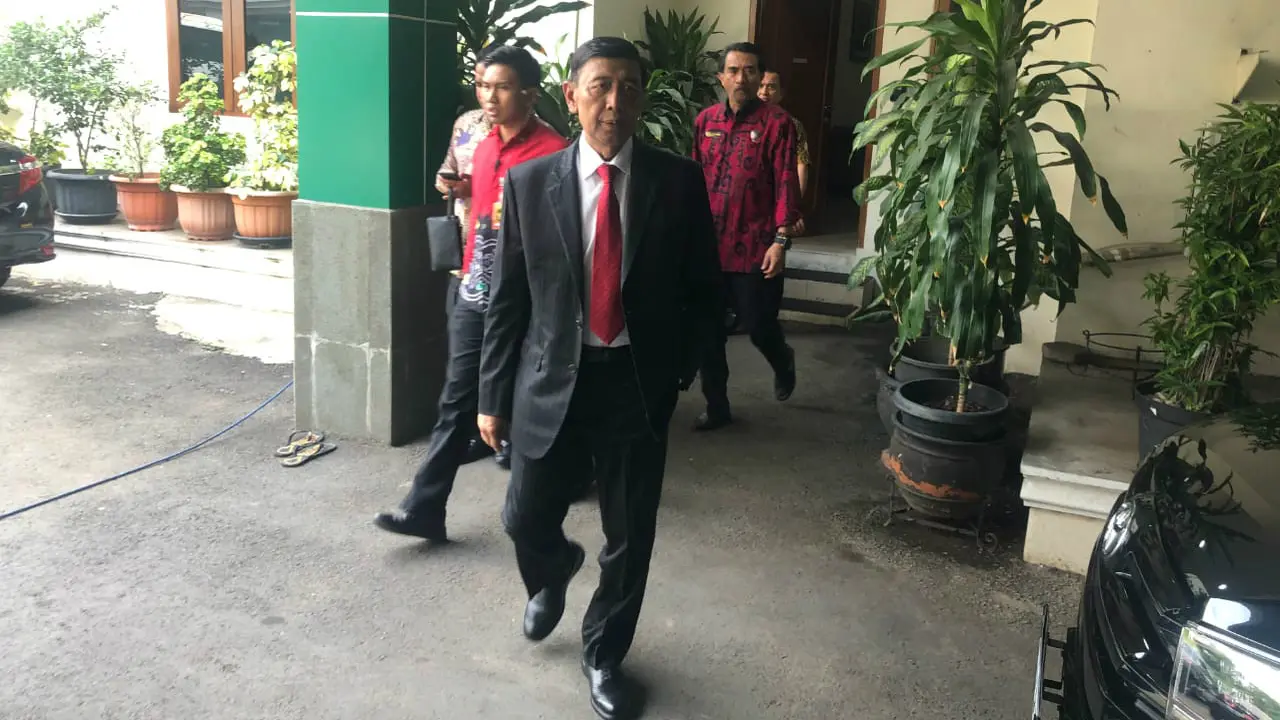 Mantan Menko Polhukam Wiranto, Jumat (13/12/2019).
