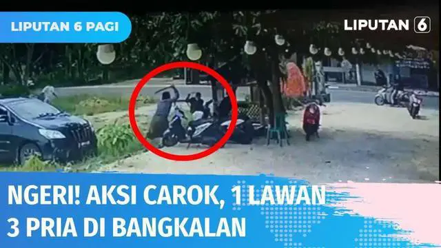 VIDEO: Aksi Carok Satu Lawan Tiga di Bangkalan, Berlatar Dendam dan Sakit Hati Karena Penipuan