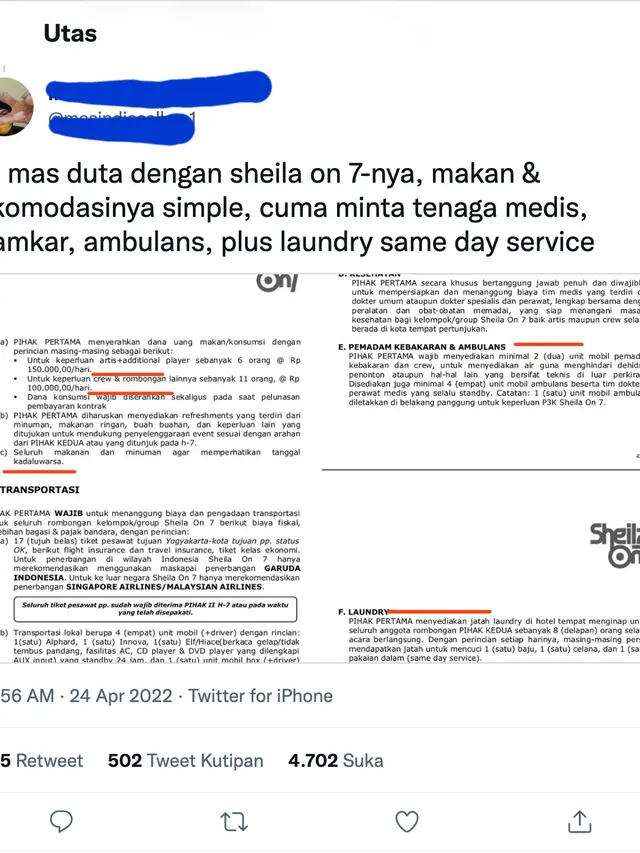 Riders manggung musisi Indonesia, buntut viral Tri Suaka. (Foto: Dok. Twitter Indonesia)