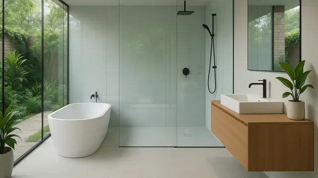 8 Inspirasi Kamar Mandi Tanpa Keramik yang Estetik di 2025, Bikin Hunian Makin Unik dan Berkarakter