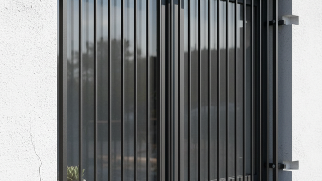 Modelo de enrejado de ventana