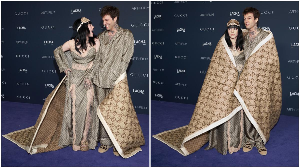 Billie Eilish dan Jesse Rutherford Tampil Berbalut Selimut di LACMA Art ...
