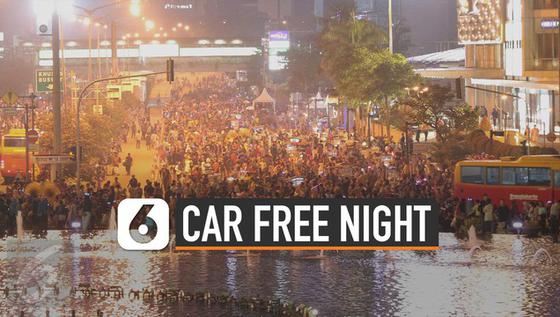 VIDEO : Puncak Car Free Night, Kurangi Kepadatan Malam Tahun Baru