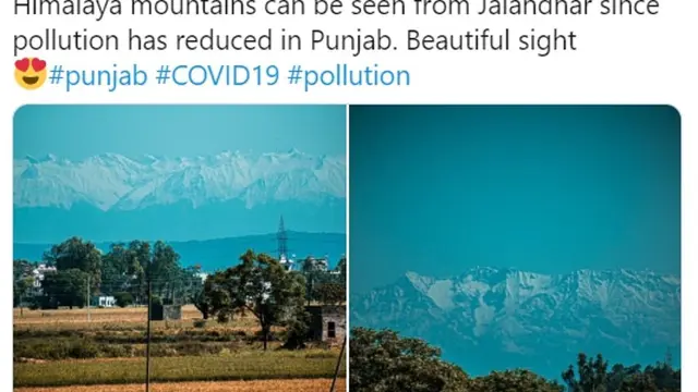 Polusi Menurun karena Corona, Himalaya Kembali Terlihat dari India Setelah 30 Tahun