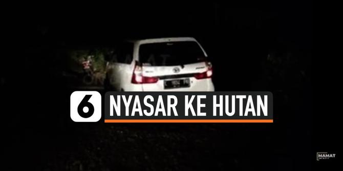 VIDEO: Ikuti Google Maps, Mobil Nyasar ke Hutan Angker di Tengah Malam