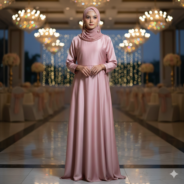 Model Gamis Abaya Polos