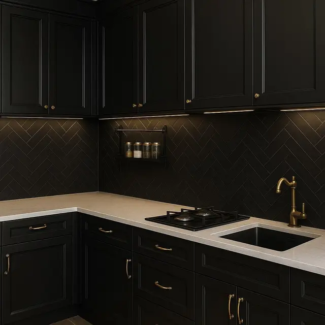 Model Dapur Modern Klasik dengan Peralatan Sederhana