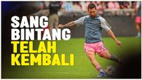 Berita video bintang Inter Miami dan juga Argentina, Lionel Messi, kembali ikut berlatih dengan tim pasca cedera yang dialami. Messi diprediksi bisa tampil dalam laga selanjutnya.