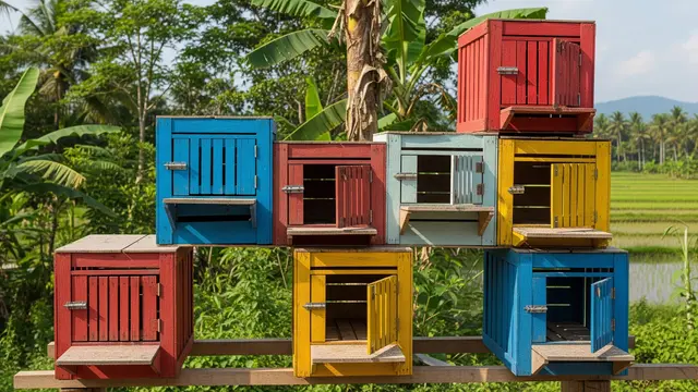 Kandang Merpati dari Bekas Peti Buah