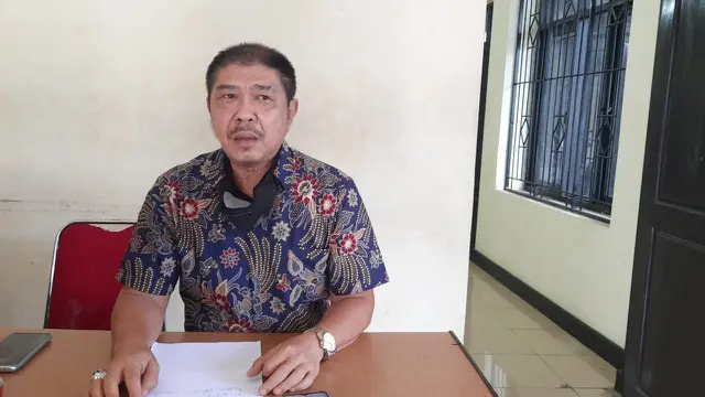 Kabid Elpiji Hiswana Migas Banten, Yudi Lukman. (Selasa, 23/02/2021). (Liputan6.com/Yandhi Deslatama).