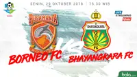 Liga 1 2018 Pusamania Borneo FC Vs Bhayangkara FC (Bola.com/Adreanus Titus)