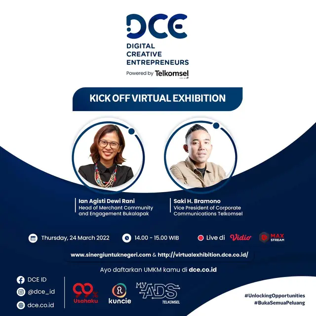 Digital Creative Entrepreneurs (DCE) Virtual Exhibition.
