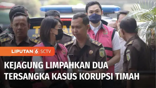 Kejaksaan Agung melimpahkan kasus korupsi timah ke Kejaksaan Negeri, Jakarta Selatan. Selain barang bukti, Kejagung juga menyerahkan dua tersangka, Harvey Moeis dan Helena Lim.