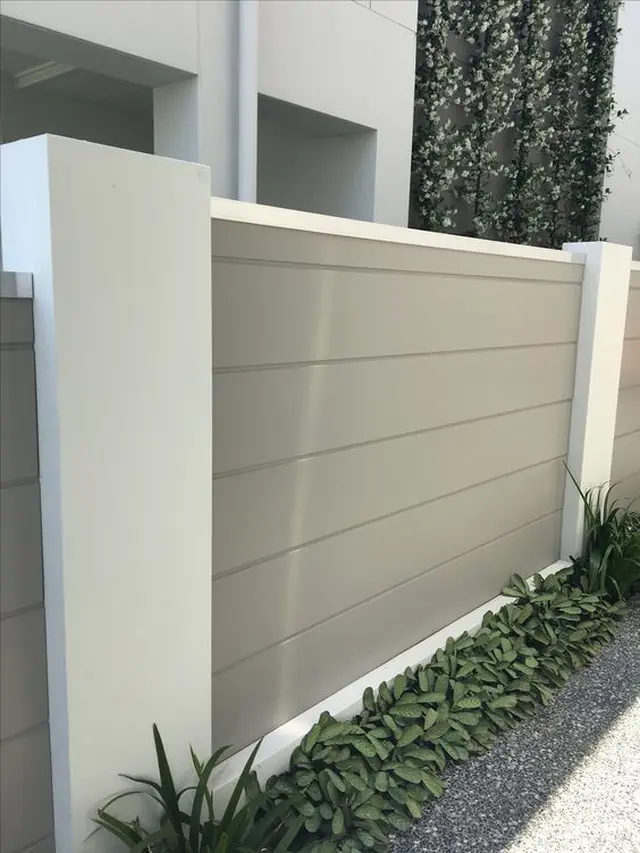 Desain Pagar Tembok Minimalis Modern