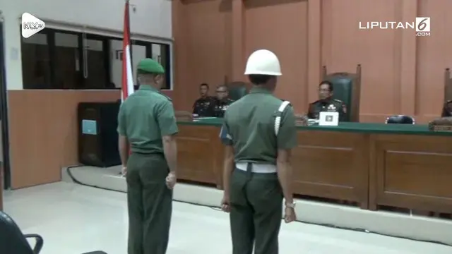 VIDEO: Vonis Anggota TNI yang Cabuli Dua Bocah