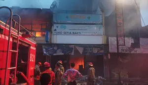 Pemuda Mabuk Diduga Jadi Biang Kerok Kebakaran Toko di Suryakencana Bogor